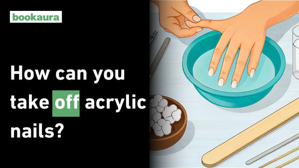 How can you take off acrylic nails?