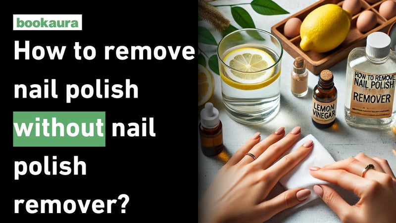 How to remove nail polish without nail polish remover?