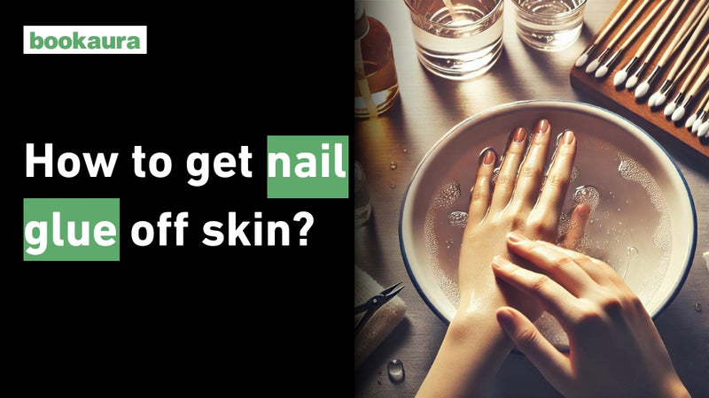 How to get nail glue off skin?