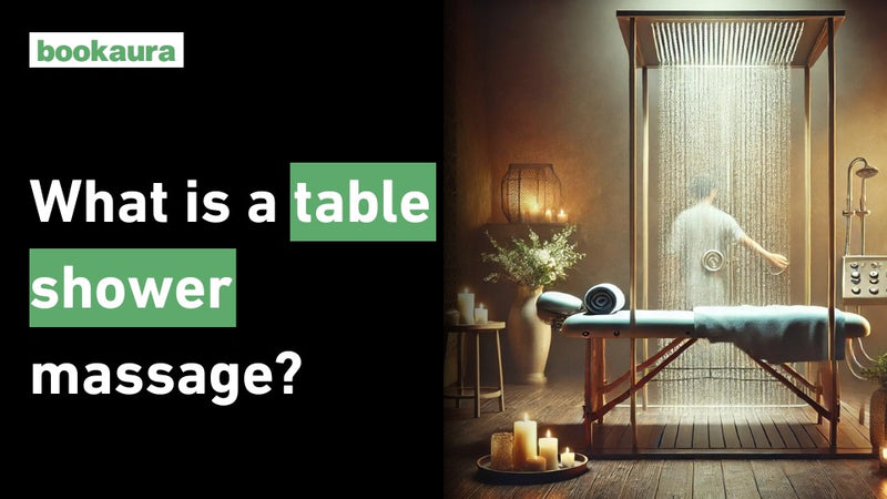 What is a table shower massage?